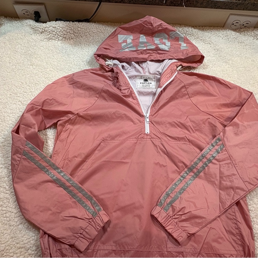 Reflex Anorak Windbresker |Pink Hooded | Size Small